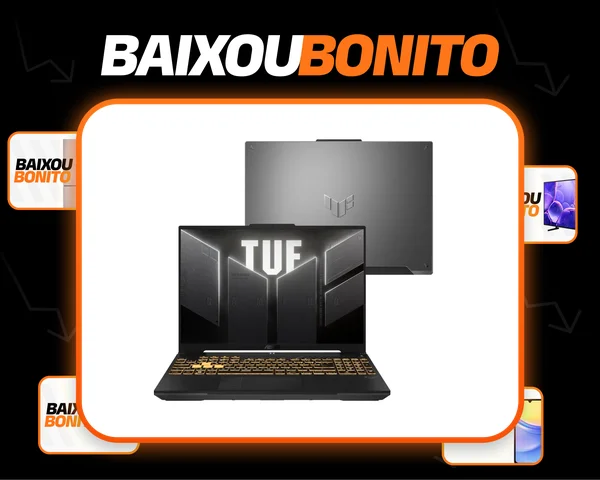 Notebook Asus Tuf Gaming F16 Fx607vj Nvidia Rtx 3050 Intel Core 5 210h 16gb Ram 512gb Ssd Linux Keepos Tela 16 Nível Ips 144hz Cinza - Rl015