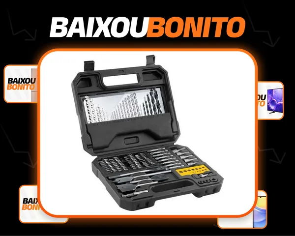 Jogo Combinado Brocas E Bits Com 82 Peças Vonder