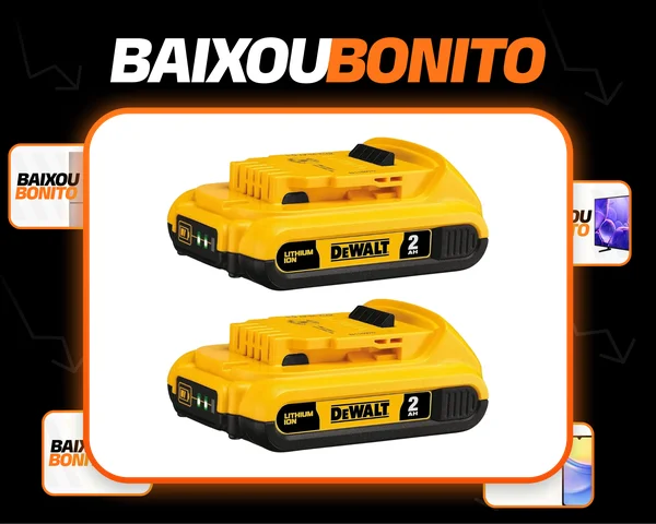 Bateria 20v 2.0ah Com Led Marcador De Carga - Dewalt
