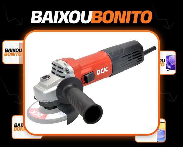 Esmerilhadeira Lixadeira Angular 950w 4 Pol 115mm 220v Dck