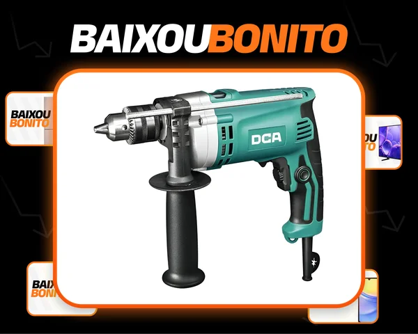 Furadeira Impacto 1/2' 710w Dca Azj05-13 127v Verde 127v 60hz