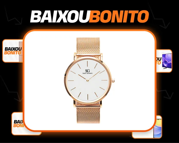 Relógio Saint Germain Nolita Rosé Gold 40mm