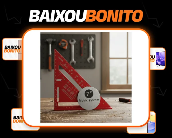 Esquadro Speed Square Triângulo - Não Swanson Vermelho