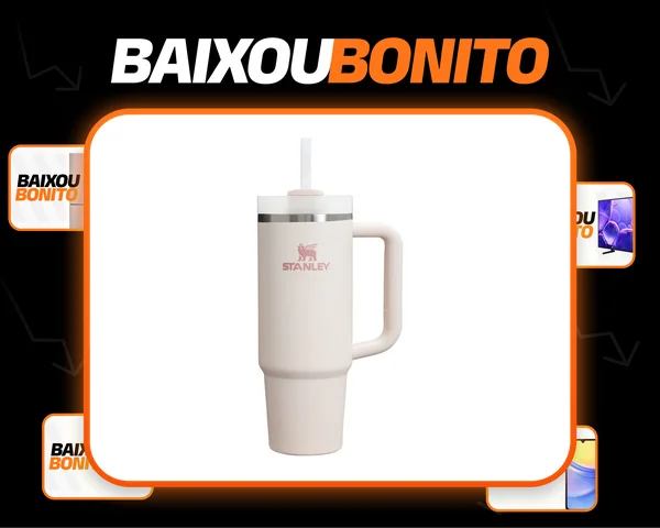 Copo Térmico Quencher Quartzo Rosa Stanley | 887ML