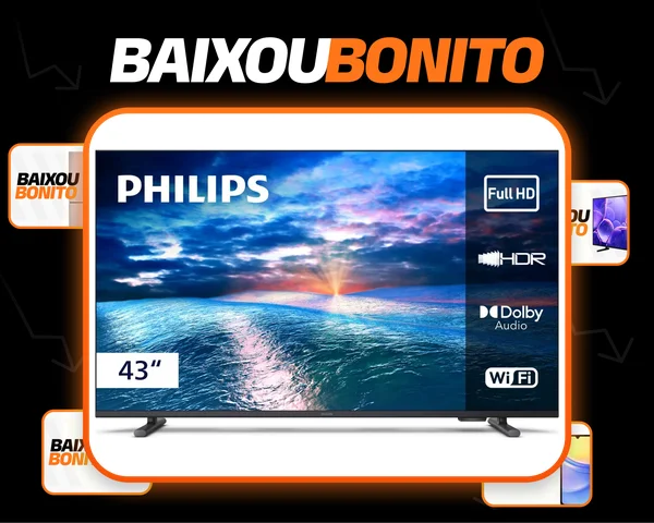 Smart TV Philips 43" Full HD 43PFG6910/78 Wi-Fi