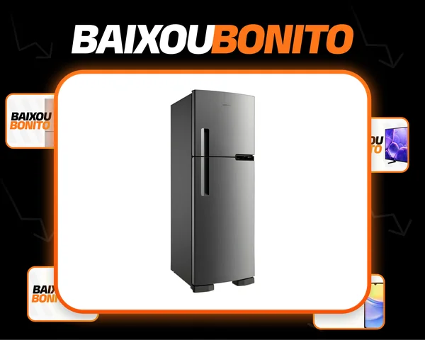 Geladeira Brastemp Frost Free Duplex 375 Litros Cor Inox