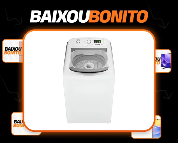 Máquina De Lavar Branca Consul 12kg Com Dosagem Econômica E Cor Branco 110v