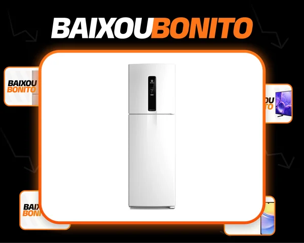Geladeira Electrolux Frost Free Inverter 410L Efficient com AutoSense Duplex Branca IF46