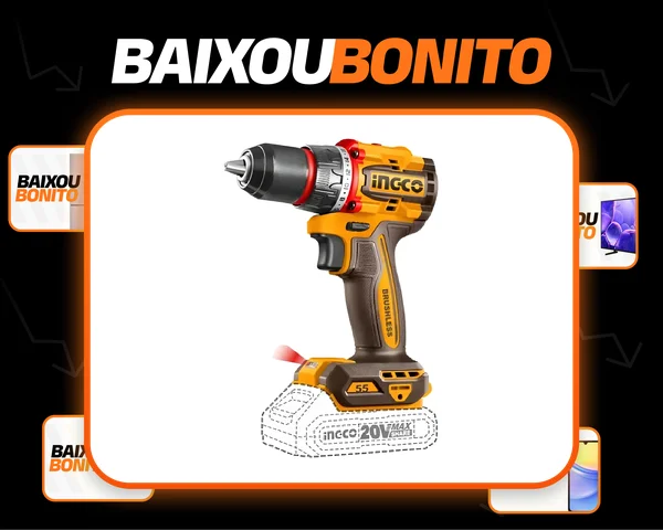 Parafusadeira/furadeira 20v Imp 1x 2ah Cdli205582-9 Ingco