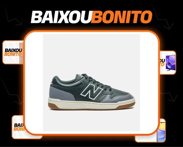 Tênis New Balance Masculino 480 Low Couro Original Casual