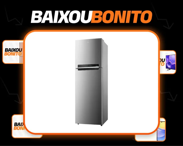 Geladeira Frost Free Duplex 425l Cor Inox Midea