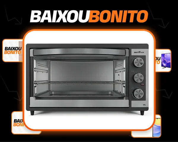 Forno Elétrico 49l Britânia Bfe49 Dupla Resistência