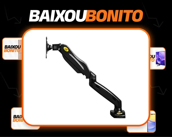 Suporte North Bayou Nb F80 de Mesa Para Tv Monitor de 17" Até 30" Preto