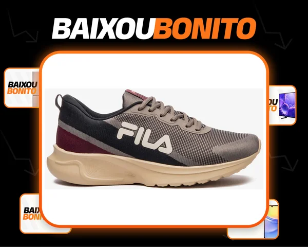 Tênis Masculino Esportivo Vector Leve Macio Original Fila