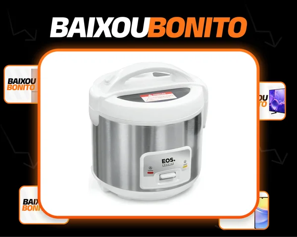 Panela De Arroz Elétrica Eos 1,2l 400w Epa05bi Branco -