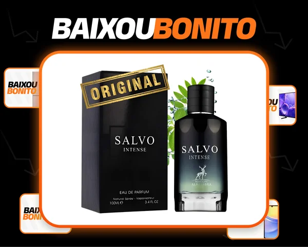 Perfume Masculino Arabe Salvo Intense 100ml Original C/ Nf
