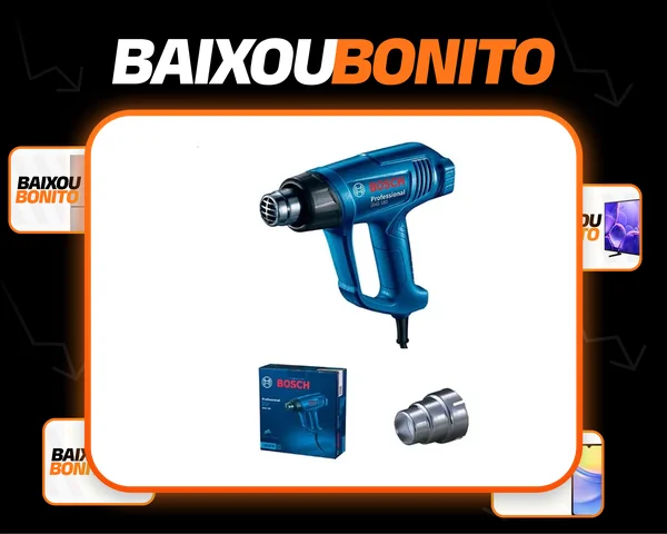 Soprador Pistola Térmico 1600w 60 A 550°c Ghg180 Bosch