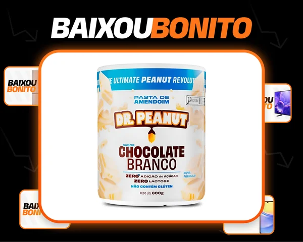 Pasta De Amendoim Com Whey Protein - 600g - Dr. Peanut