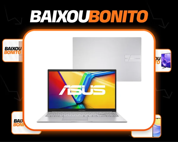 Notebook Asus Vivobook 15 X1504va Intel Core I5 1334u 8gb Ram 512gb Ssd Linux Keepos Intel Iris Xe Tela 15,6 Led Fhd Silver - Nj1741