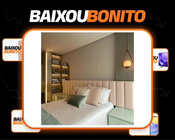 Cabeceira Estofada Para Cama Box Queen Size 1.60