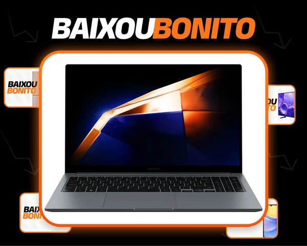 Notebook Samsung Galaxy Book4 Intel® U300 (1.20 Ghz, até 4.4GHz, 8 MB L3 Cache), Windows 11 Home, 8GB, 256GB SSD, UHD Graphics, 15.6' Full HD LED, 1.55kg