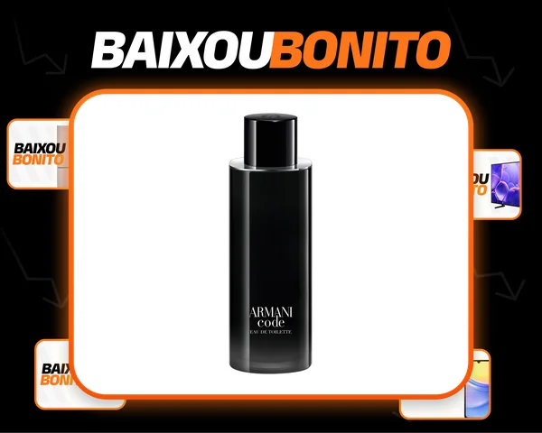 Armani Beauty, Armani Code Eau De Toilette, 200ml, Giorgio Armani, Perfume Masculino Refilável, Fragrância Oriental Amadeirada Com Notas De Tangerina Verde, Lavanda, Fava Tonka E Cedro