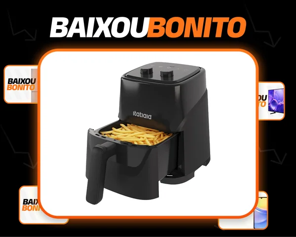 Fritadeira Itatiaia Afita1035a 3,5l Preto - Preto