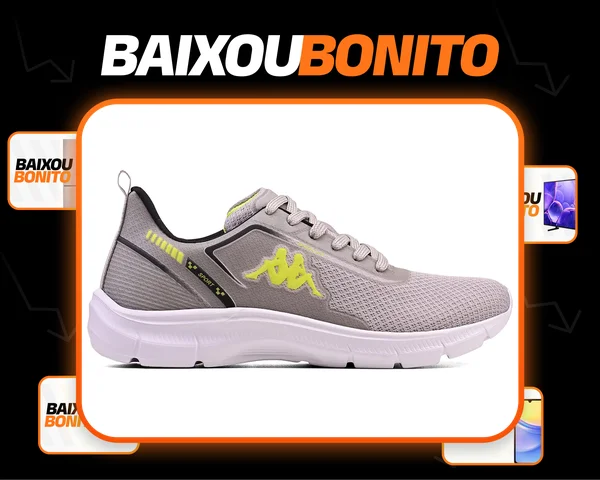 Tênis Kappa Run 200 Masculino Caminhada Corrida Original