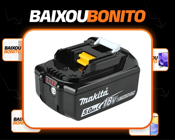 Bateria íons de lítio Makita BL1850b 18v 5.0ah