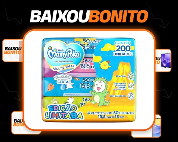 Toalhas umedecidas MamyPoko 200 u pacote x 1