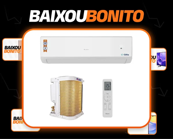 Ar Condicionado Hi-wall Inverter G-clima Gree 12.000 Btus Frio