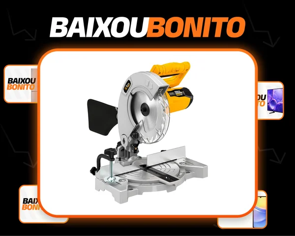 Serra Meia Esquadria Profissional 7.1/4 185mm 1000w Tes1000 The Black Tools