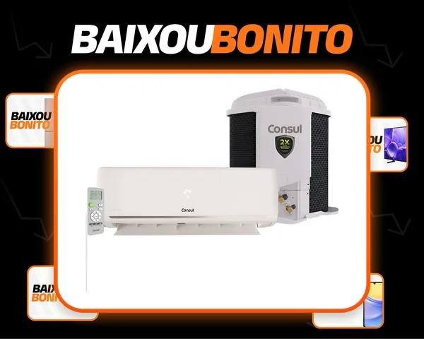 Ar Condicionado Split Hi Wall Triple Inverter Consul 12000 B Branco 110v/220v