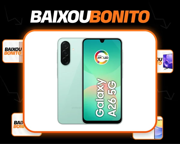 Celular Samsung Galaxy A26 5g 256gb, 8gb Ram, Câmera De 50mp, Ip67, Tela Super Amoled 6.7 , Nfc - Verde