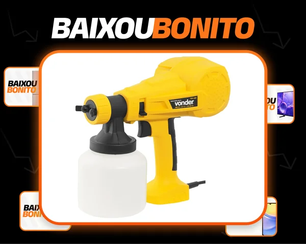 Pistola De Pintura Elétrica Pev400 800ml 320w Vonder