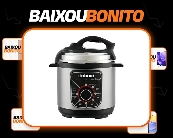 Panela De Pressão Elétrica Itatiaia Essencial 3 Litros Inox