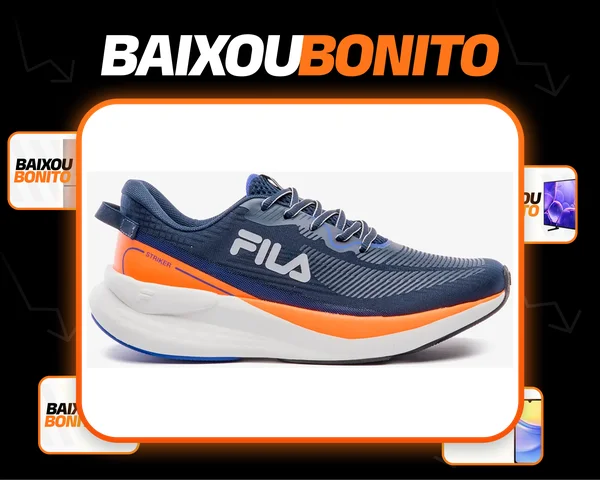 Tênis Striker Masculino Esportivo Corrida Run Academia Fila