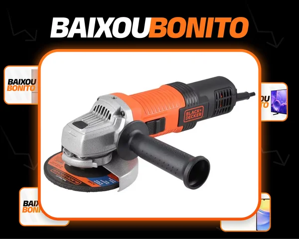Esmerilhadeira Angular 4 1/2 Pol G720x 920w Black+decker Laranja E Preto 220v