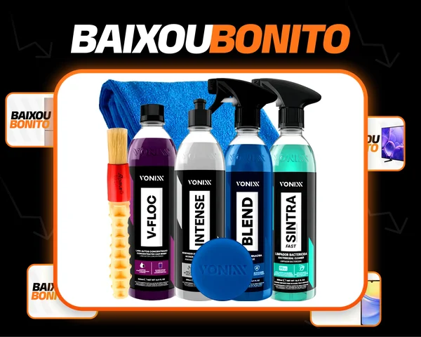 Kit Lavagem Automotiva V-floc Blend Sintra Intense Vonixx