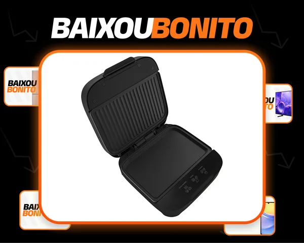 Grill Sanduicheira Cadence SAN400 Elétrica Chapa Misteira Tostex Tostequeira Hambúrguer Click