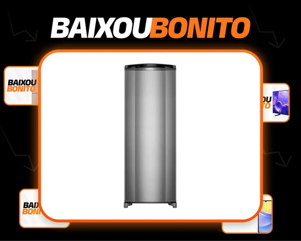 Geladeira Consul Frost Free 342 Litros Cor Inox Com Gavetão