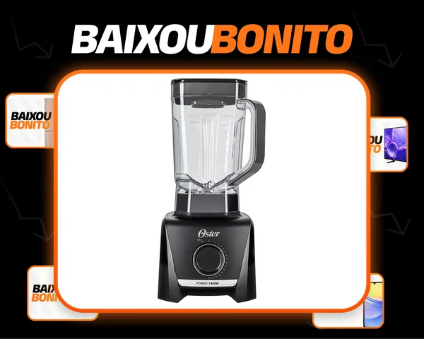 Liquidificador Full 1400w 15 Velocidades Oliq610 Preto Oster
