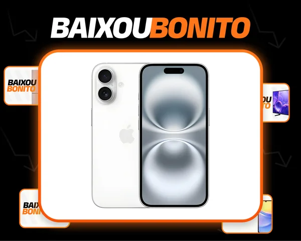Apple iPhone 16 (128 GB) - Branco - Distribuidor Autorizado