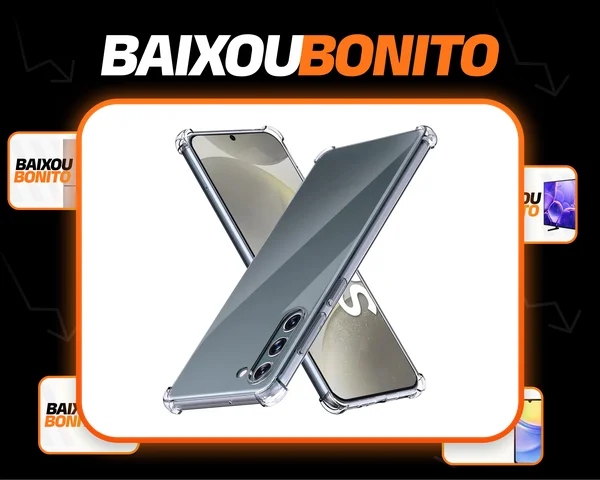 Capa Air Anti Impacto Para Galaxy S24 Plus Capinha Transparente Slim