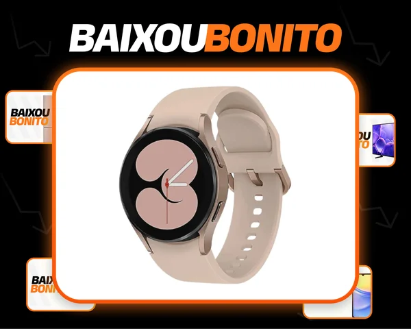 Pulseira Fecho Silicone D2G Para Samsung Watch 4- 5- 6 40m 44m Cor Nude