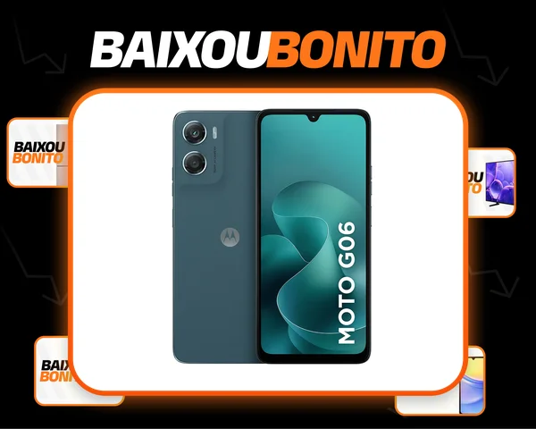 Smartphone Motorola Moto G06 - 128gb 12gb (4gb Ram + 8gb Ram Boost) E Camera 50mp Com Ai Bateria De 5200 Mah Tela 6.9 - Azul Marinho