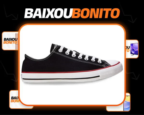Tênis Chuck Taylor Cano Curto Tecido All Star