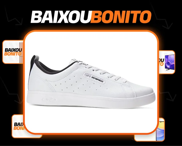 Tênis Casual Masculino Only 2 Branco Olympikus