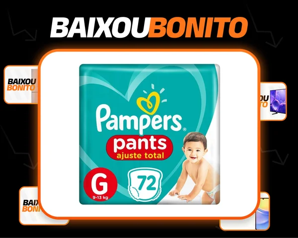 Fralda Pampers Pants Ajuste Total Top G 72 Unidades Gênero Sem gênero Tamanho Grande (G)