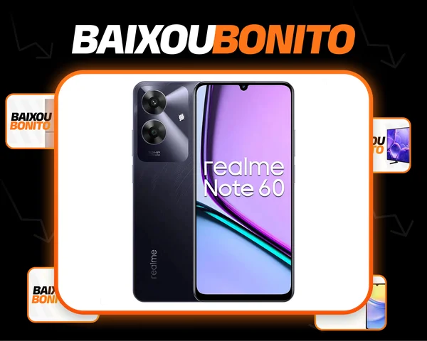 Celular Realme Note 60 Dual Sim 128 Gb 4 Gb Ram Preto 5g